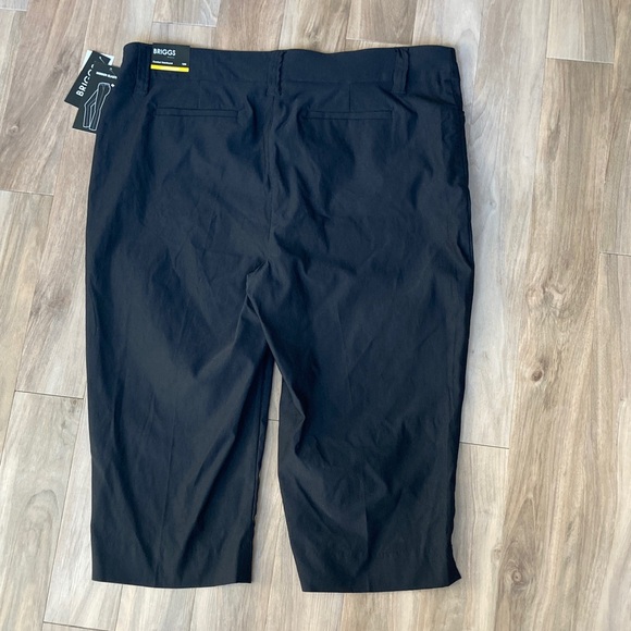 Briggs lux millennium Capri pull on pant black  comfort waistband 18W - Picture 8 of 17